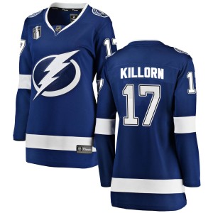 Women's Tampa Bay Lightning Alex Killorn Fanatics Branded Breakaway Home 2022 Stanley Cup Final Jersey - Blue