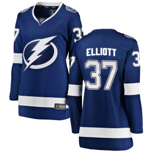 Women's Tampa Bay Lightning Brian Elliott Fanatics Branded Breakaway Home Jersey - Blue