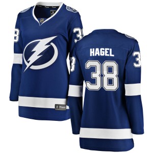 Women's Tampa Bay Lightning Brandon Hagel Fanatics Branded Breakaway Home Jersey - Blue