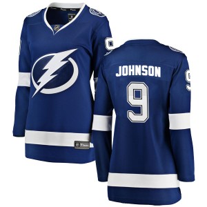 Women's Tampa Bay Lightning Tyler Johnson Fanatics Branded Breakaway Home Jersey - Blue