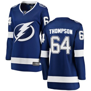 Women's Tampa Bay Lightning Jack Thompson Fanatics Branded Breakaway Home Jersey - Blue
