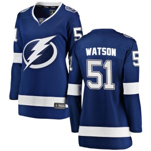 Women's Tampa Bay Lightning Austin Watson Fanatics Branded Breakaway Home Jersey - Blue