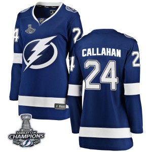 Women's Tampa Bay Lightning Ryan Callahan Fanatics Branded Breakaway Home 2020 Stanley Cup Champions Jersey - Blue