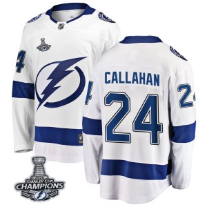 Youth Tampa Bay Lightning Ryan Callahan Fanatics Branded Breakaway Away 2020 Stanley Cup Champions Jersey - White