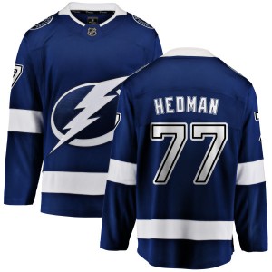 Men's Tampa Bay Lightning Victor Hedman Fanatics Branded Home Breakaway Jersey - Blue