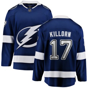 Men's Tampa Bay Lightning Alex Killorn Fanatics Branded Home Breakaway Jersey - Blue