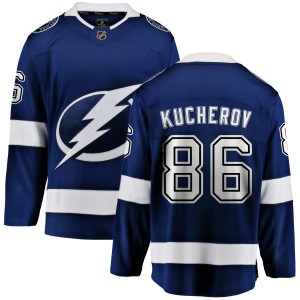 Men's Tampa Bay Lightning Nikita Kucherov Fanatics Branded Home Breakaway Jersey - Blue