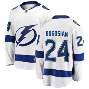 Men's Tampa Bay Lightning Zach Bogosian Fanatics Branded Breakaway Away Jersey - White