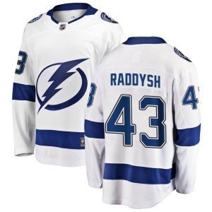 Men's Tampa Bay Lightning Darren Raddysh Fanatics Branded Breakaway Away Jersey - White