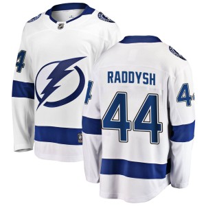 Men's Tampa Bay Lightning Darren Raddysh Fanatics Branded Breakaway Away Jersey - White