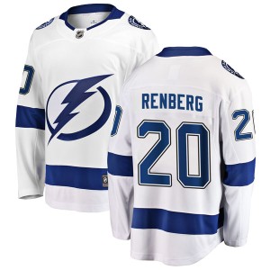 Men's Tampa Bay Lightning Mikael Renberg Fanatics Branded Breakaway Away Jersey - White