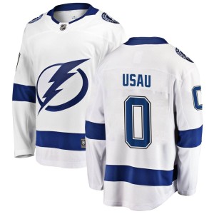 Men's Tampa Bay Lightning Ilya Usau Fanatics Branded Breakaway Away Jersey - White