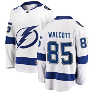 Men's Tampa Bay Lightning Daniel Walcott Fanatics Branded Breakaway Away Jersey - White