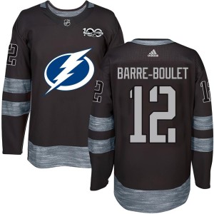 Youth Tampa Bay Lightning Alex Barre-Boulet Authentic 1917-2017 100th Anniversary Jersey - Black