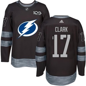 Youth Tampa Bay Lightning Wendel Clark Authentic 1917-2017 100th Anniversary Jersey - Black