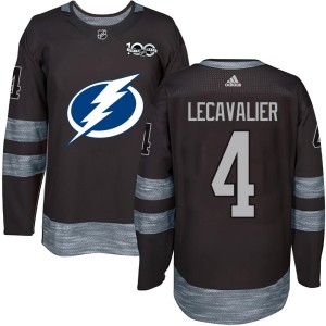 Youth Tampa Bay Lightning Vincent Lecavalier Authentic 1917-2017 100th Anniversary Jersey - Black