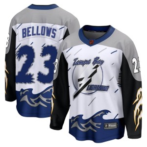 Youth Tampa Bay Lightning Brian Bellows Fanatics Branded Breakaway Special Edition 2.0 Jersey - White