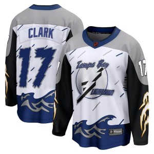 Youth Tampa Bay Lightning Wendel Clark Fanatics Branded Breakaway Special Edition 2.0 Jersey - White