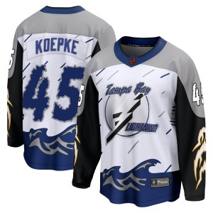 Youth Tampa Bay Lightning Cole Koepke Fanatics Branded Breakaway Special Edition 2.0 Jersey - White