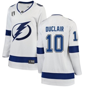 Women's Tampa Bay Lightning Anthony Duclair Fanatics Branded Breakaway Away 2022 Stanley Cup Final Jersey - White