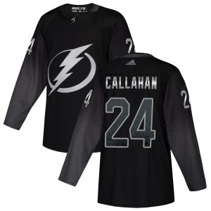 Youth Tampa Bay Lightning Ryan Callahan Adidas Authentic Alternate Jersey - Black