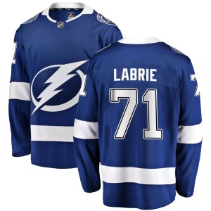 Men's Tampa Bay Lightning Pierre-Cedric Labrie Fanatics Branded Breakaway Home Jersey - Blue