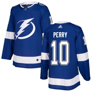 Men's Tampa Bay Lightning Corey Perry Adidas Authentic Home Jersey - Blue