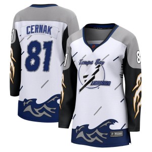 Women's Tampa Bay Lightning Erik Cernak Fanatics Branded Breakaway Special Edition 2.0 Jersey - White