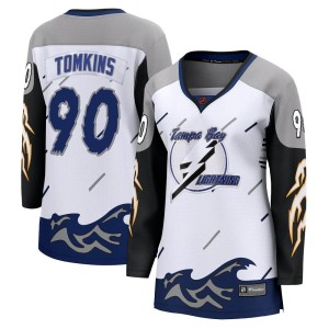 Women's Tampa Bay Lightning Matt Tomkins Fanatics Branded Breakaway Special Edition 2.0 Jersey - White