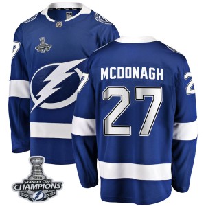Men's Tampa Bay Lightning Ryan McDonagh Fanatics Branded Breakaway Home 2020 Stanley Cup Champions Jersey - Blue