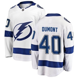 Youth Tampa Bay Lightning Gabriel Dumont Fanatics Branded Breakaway Away Jersey - White