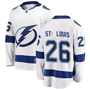 Youth Tampa Bay Lightning Martin St. Louis Fanatics Branded Breakaway Away Jersey - White