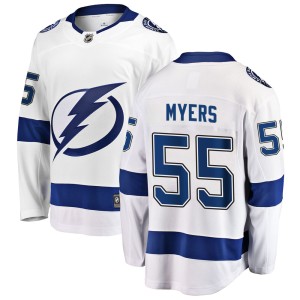 Youth Tampa Bay Lightning Philippe Myers Fanatics Branded Breakaway Away Jersey - White