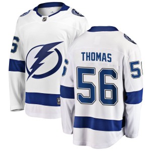 Youth Tampa Bay Lightning Ben Thomas Fanatics Branded Breakaway Away Jersey - White