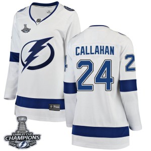 Women's Tampa Bay Lightning Ryan Callahan Fanatics Branded Breakaway Away 2020 Stanley Cup Champions Jersey - White