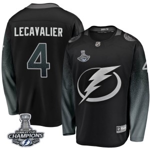Youth Tampa Bay Lightning Vincent Lecavalier Fanatics Branded Breakaway Alternate 2020 Stanley Cup Champions Jersey - Black