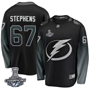 Youth Tampa Bay Lightning Mitchell Stephens Fanatics Branded Breakaway Alternate 2020 Stanley Cup Champions Jersey - Black
