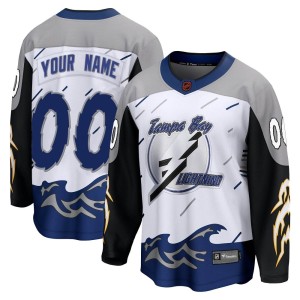 Men's Tampa Bay Lightning Custom Fanatics Branded Breakaway Special Edition 2.0 Jersey - White