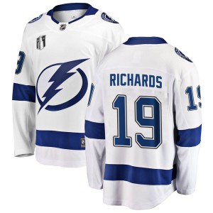 Men's Tampa Bay Lightning Brad Richards Fanatics Branded Breakaway Away 2022 Stanley Cup Final Jersey - White