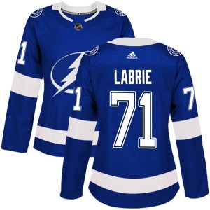 Women's Tampa Bay Lightning Pierre-Cedric Labrie Adidas Authentic Home Jersey - Blue
