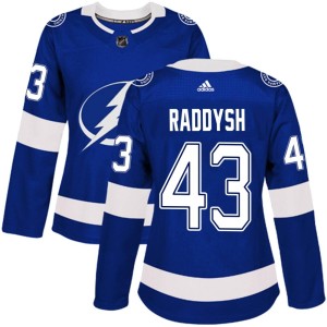 Women's Tampa Bay Lightning Darren Raddysh Adidas Authentic Home Jersey - Blue