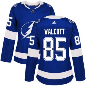 Women's Tampa Bay Lightning Daniel Walcott Adidas Authentic Home Jersey - Blue