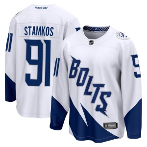Men's Tampa Bay Lightning Steven Stamkos Fanatics Branded 2022 Stadium Series Breakaway Jersey - White