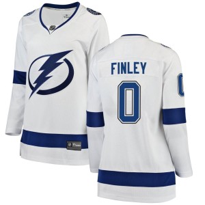 Women's Tampa Bay Lightning Jack Finley Fanatics Branded Breakaway Away Jersey - White