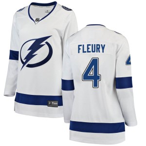 Women's Tampa Bay Lightning Haydn Fleury Fanatics Branded Breakaway Away Jersey - White