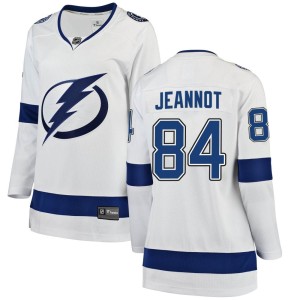 Women's Tampa Bay Lightning Tanner Jeannot Fanatics Branded Breakaway Away Jersey - White