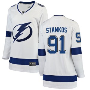 Women's Tampa Bay Lightning Steven Stamkos Fanatics Branded Breakaway Away Jersey - White