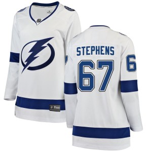 Women's Tampa Bay Lightning Mitchell Stephens Fanatics Branded Breakaway Away Jersey - White