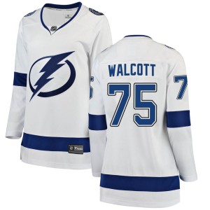 Women's Tampa Bay Lightning Daniel Walcott Fanatics Branded Breakaway Away Jersey - White