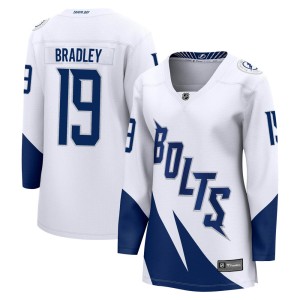 Women's Tampa Bay Lightning Brian Bradley Fanatics Branded 2022 Stadium Series Breakaway Jersey - White